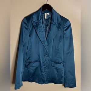 Max Rave Sateen Blazer with pockets Beautiful color Size Large